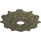 Ekena Millwork Preston Ceiling Medallion (Fits Canopies up to 4"), 17 1/2"OD x 4"ID x 1"P, Spartan Stone CM17PRSSF - alternate 2